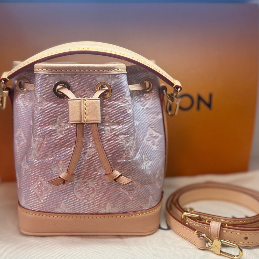 Louis Vuitton Monoglam Nano Noe Rose